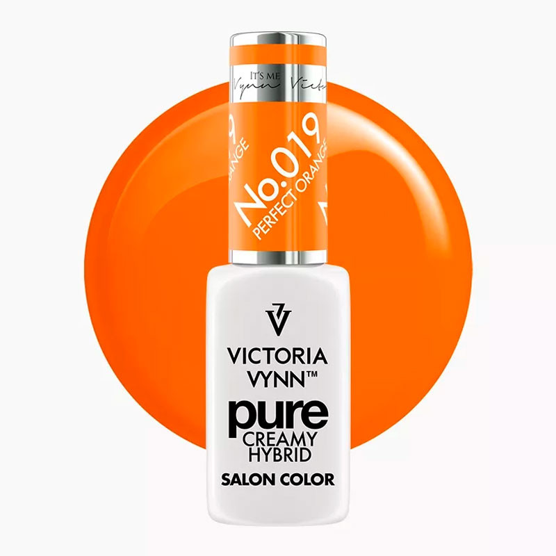 Gel Polish Victoria Vynn Pure Vegan Creamy Hybrid 019 Perfect Orange, 8 ml