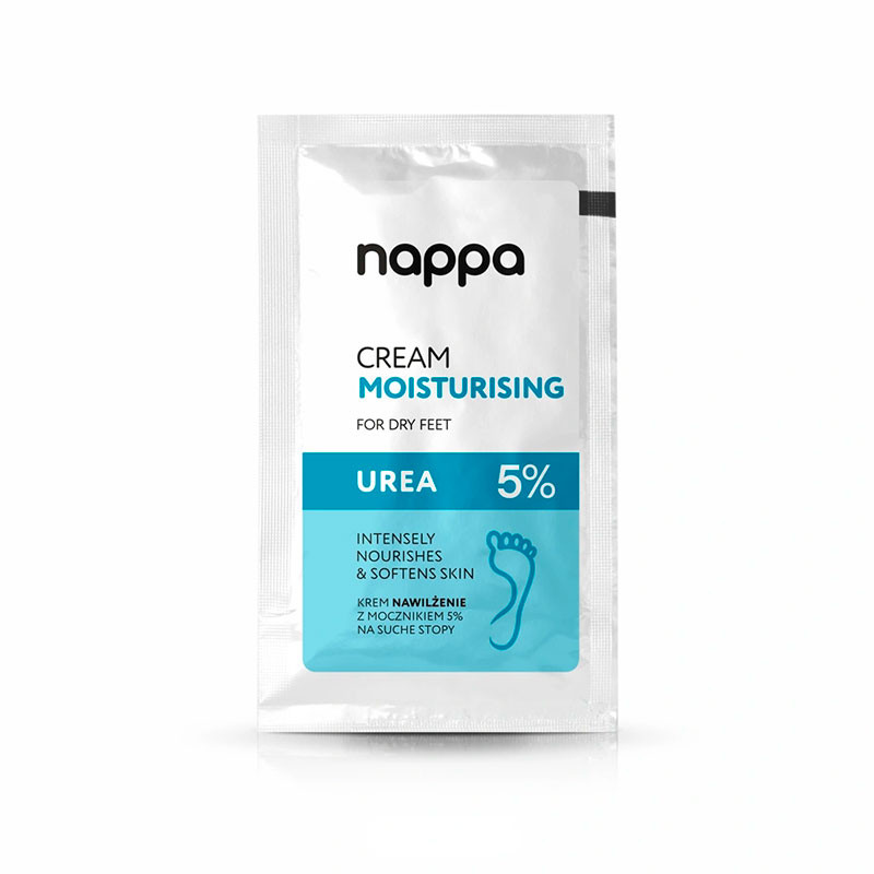 Увлажняющий крем для сухой кожи стоп Silcare Nappa Urea 5%, 10 ml