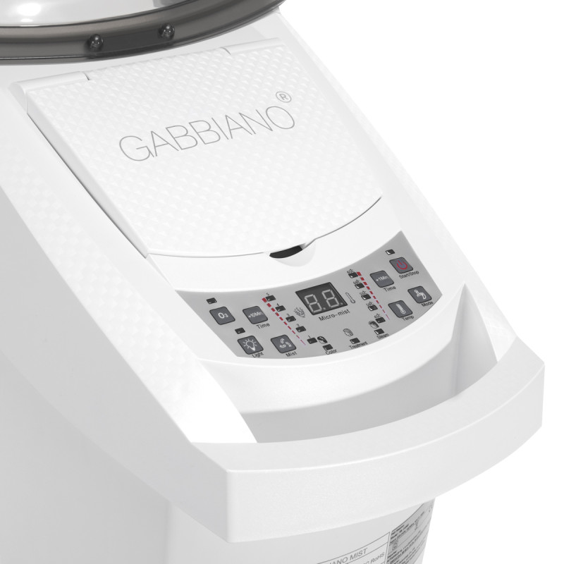 Gabbiano standing hairdressing sauna 408D white with active ozone