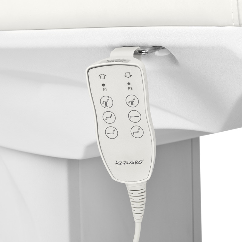 Azzurro 891 electric cosmetic chair white