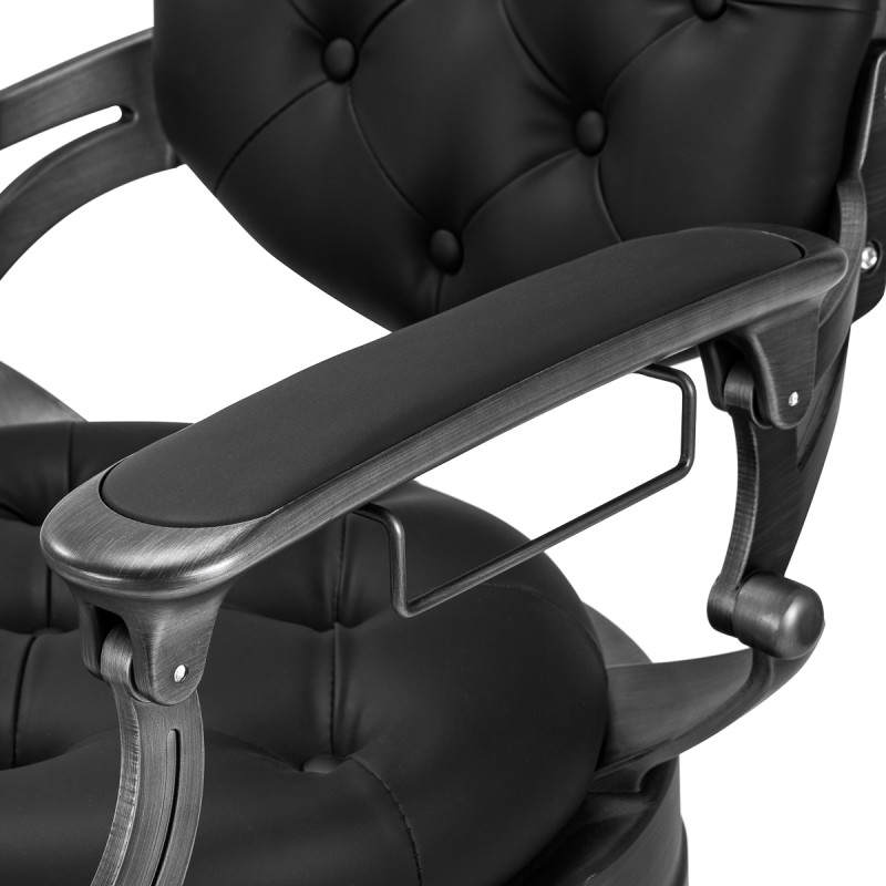 Barber chair Gabbiano Niccolo Black