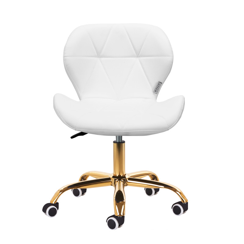 Cosmetic stool QS-06G white