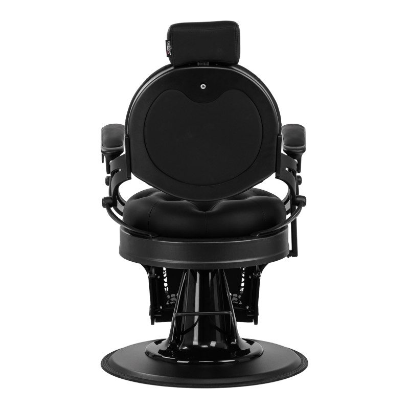 Barber chair Gabbiano Niccolo black with black base