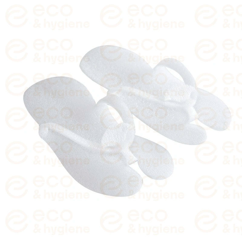 Disposable Slippers EKO-HIGIENA, White, 10 Pairs