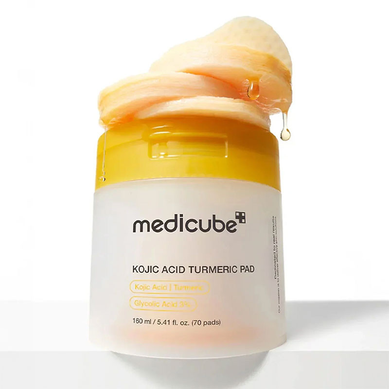 Тонер-пэды с койевой кислотой и куркумой Medicube, 160 ml