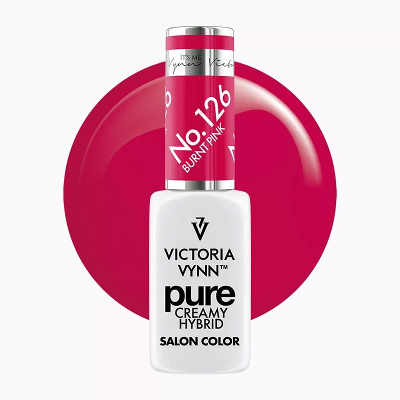 Geelilakka Victoria Vynn PURE CREAMY HYBRID – 126 Burnt Pink, 8 ml
