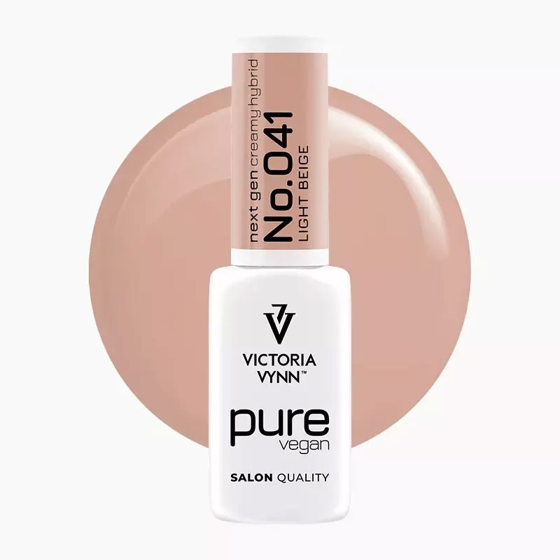 Gel Polish Victoria Vynn PURE VEGAN CREAMY HYBRID – 041 Light Beige, 8 ml