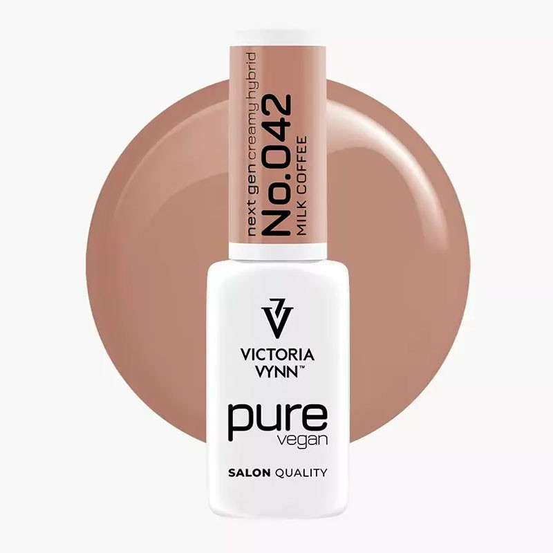Geellakk Victoria Vynn PURE VEGAN CREAMY HYBRID – 042 Milk Coffee, 8 ml
