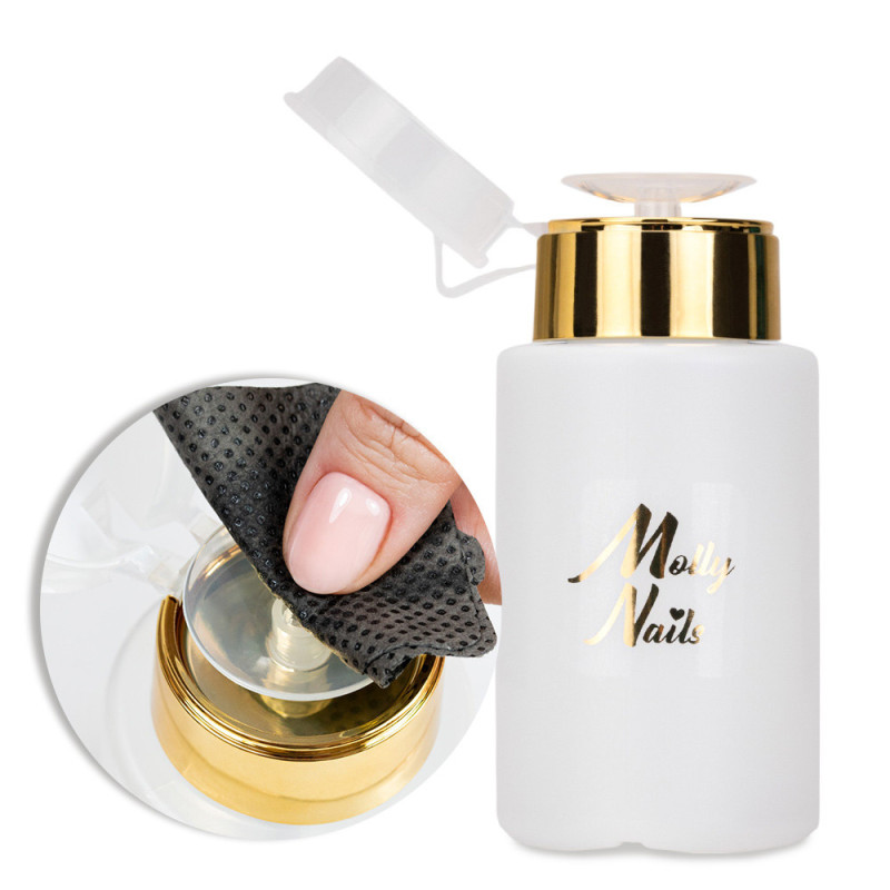Pumppupullo MollyNails Gold – 150 ml