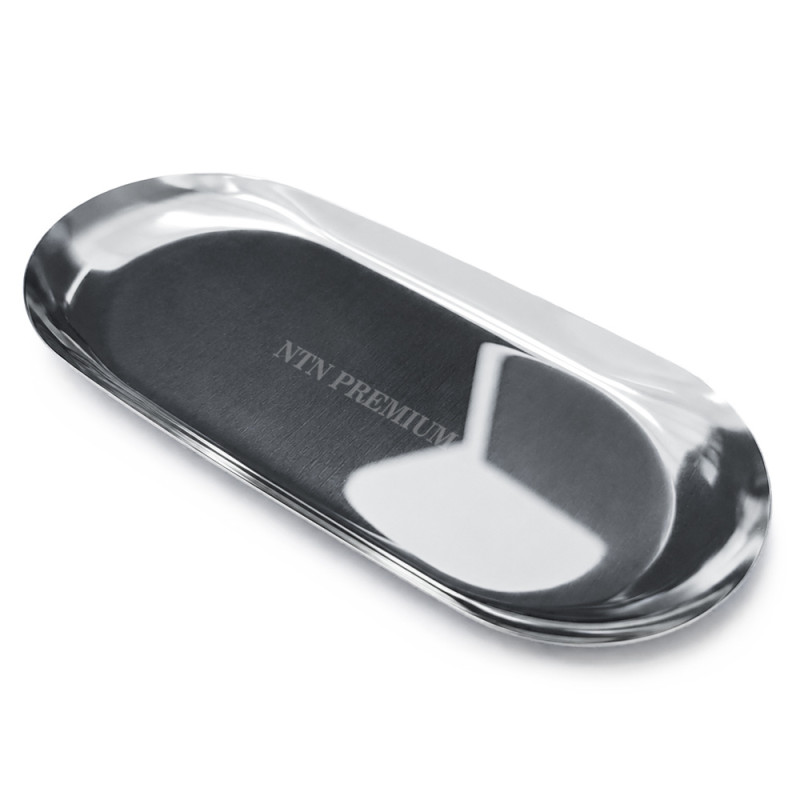 Oval Metal Tool Tray NTN Premium Silver