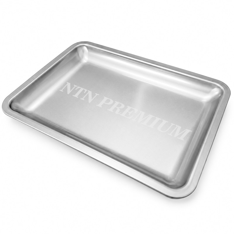 Rectangular Metal Tool Tray NTN Premium Silver