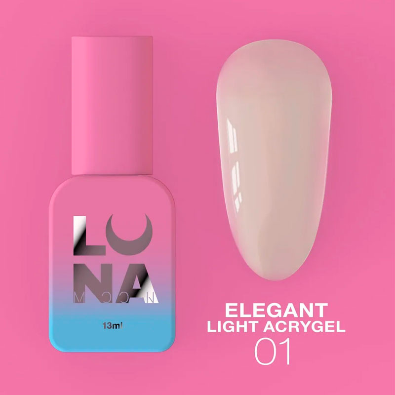 Light Acrygel Elegant LunaMoon №1, 13 ml
