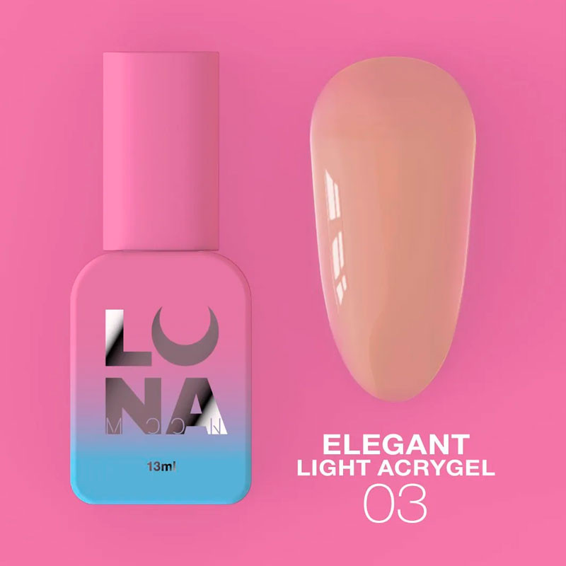 Light Acrygel Elegant LunaMoon №3, 13 ml