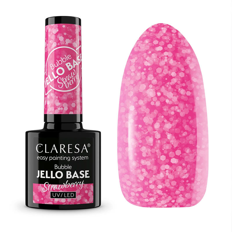 Jello Base Bubble Strawberry Claresa, 5 g