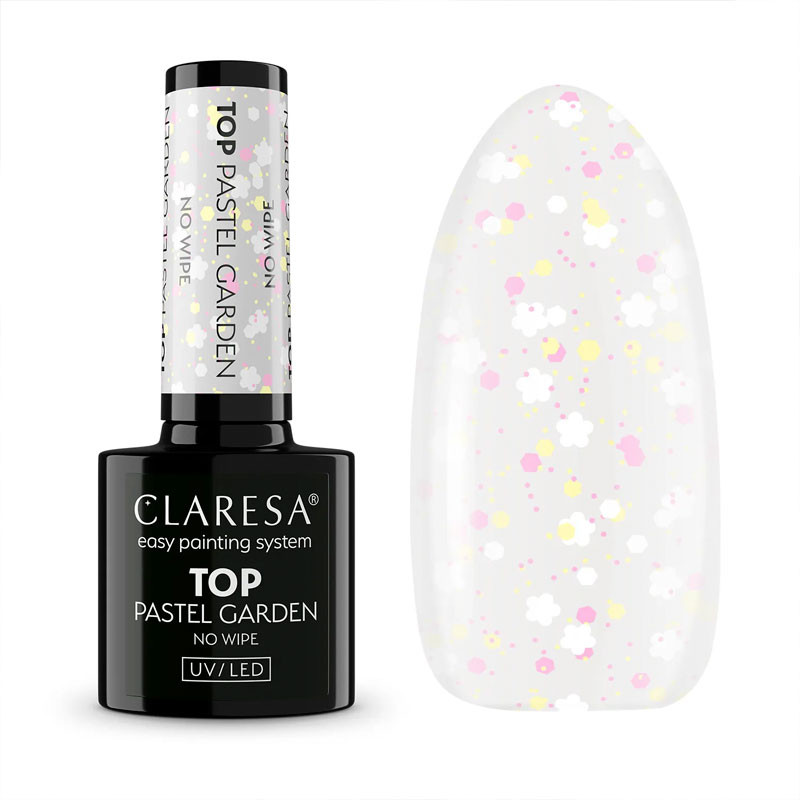 Top Coat No Wipe Claresa PASTEL GARDEN – 5 g