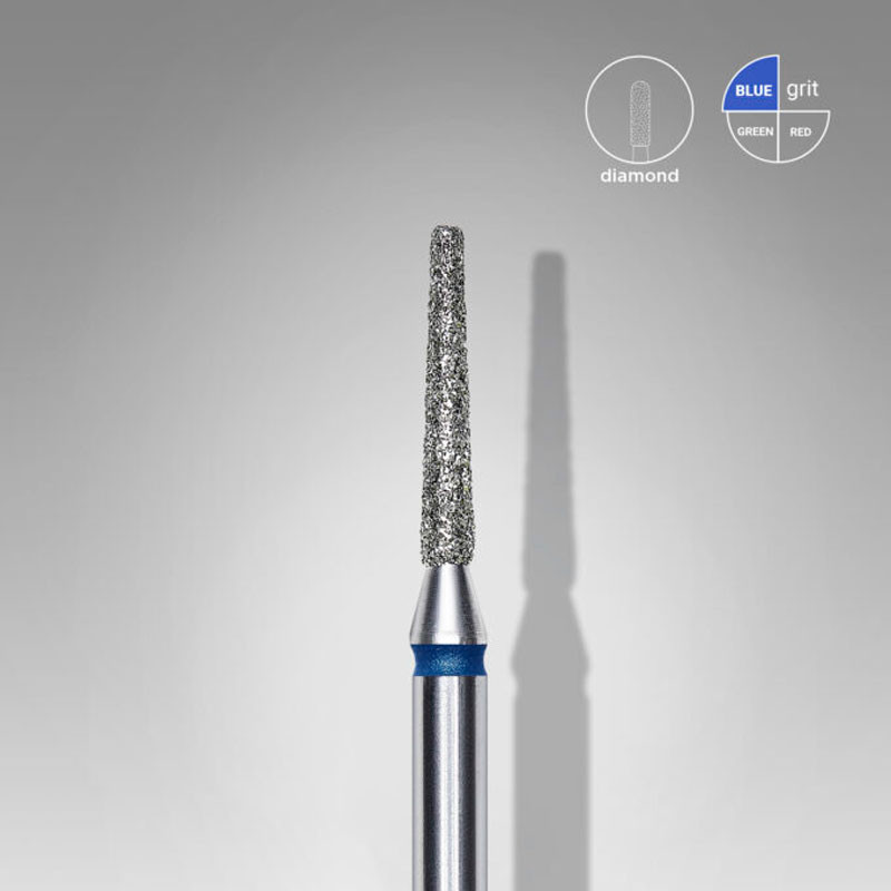 Timantti Terä katkaistu kartio Staleks, sininen, halkaisija 1,6 mm, työosa 10 mm
