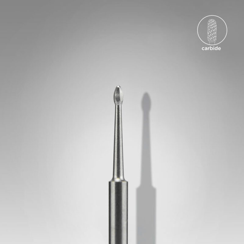 Carbide Nail Drill Bit Nail Cleaner Mini Staleks EXPERT, 1.2 mm Diameter, 2.5 mm Working Part