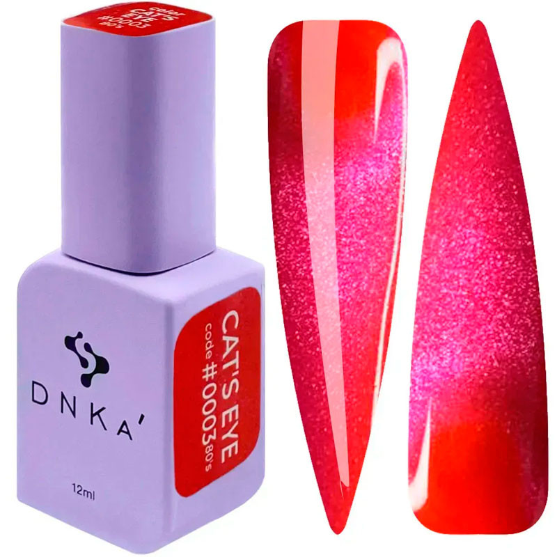 Gel Polish DNKa Cat's Eye 80's - 0003, 7 ml
