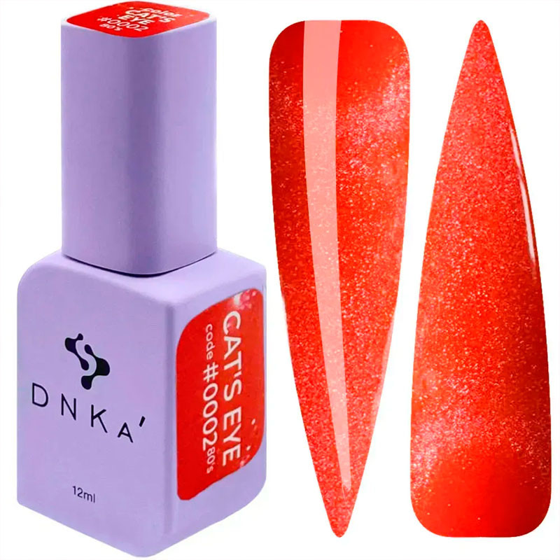 Gel Polish DNKa Cat's Eye 80's - 0002, 7 ml