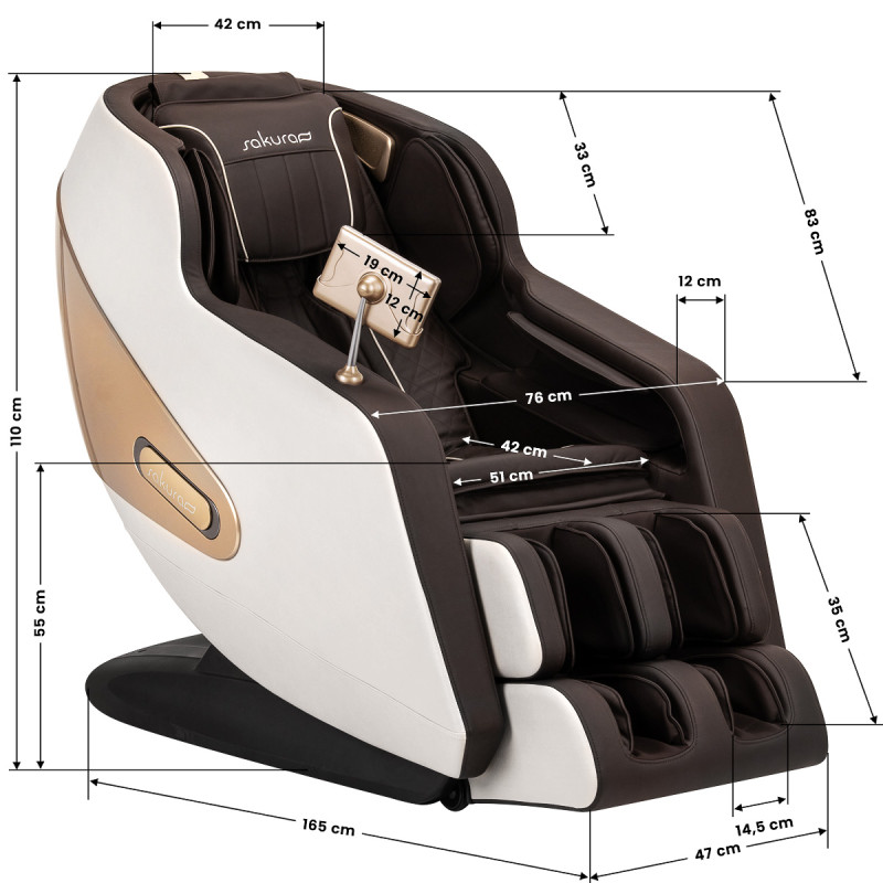 Sakura Comfort Plus 806 massage chair brown