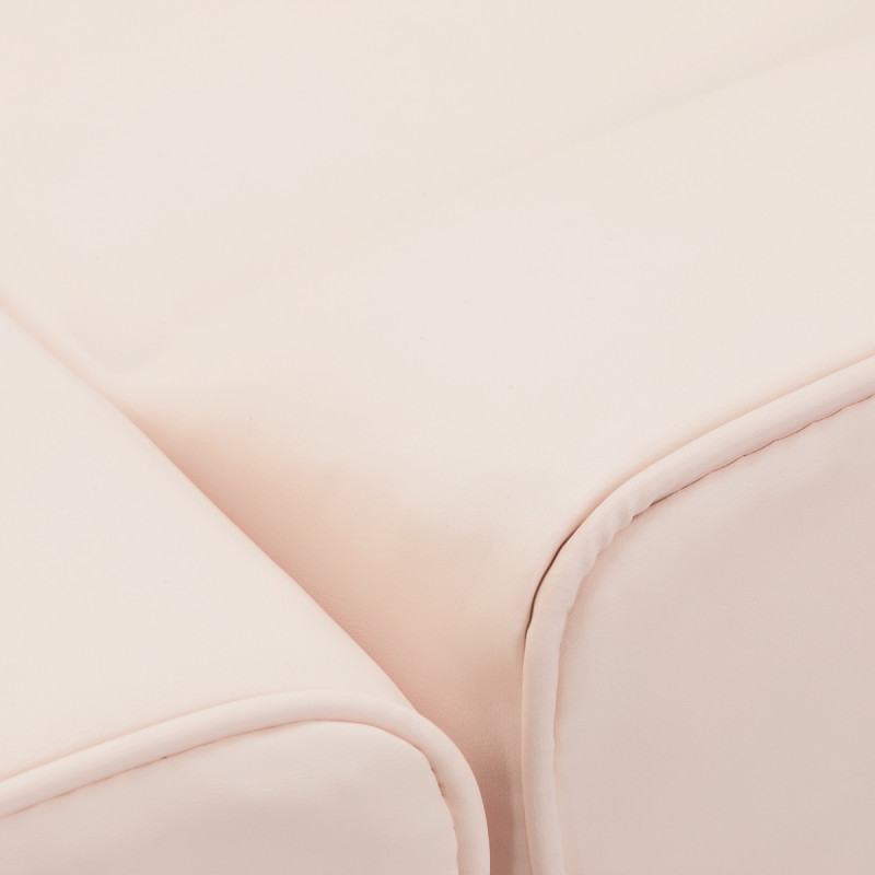Basic 202 cosmetic chair with trays pink