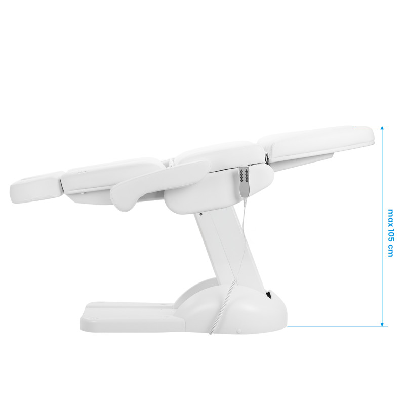 Azzurro Lux 4 motors cosmetic chair with cradle white