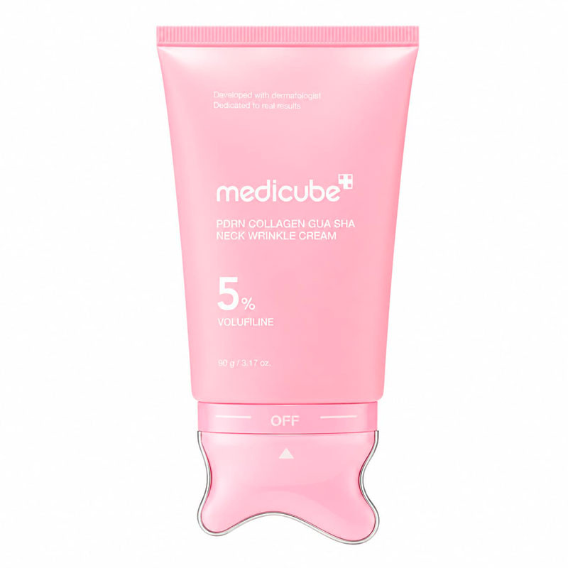 Крем для шеи против морщин с PDRN и коллагеном – Medicube PDRN Collagen Gua Sha Neck Wrinkle Cream – 90 g