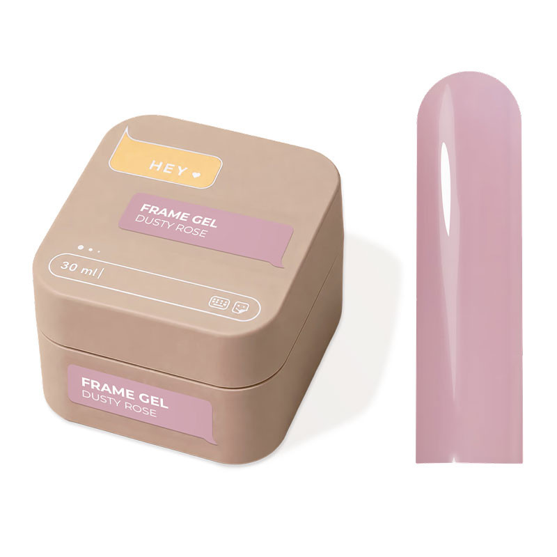 Frame Gel «Dusty Rose» HEYLOVE, 30 ml