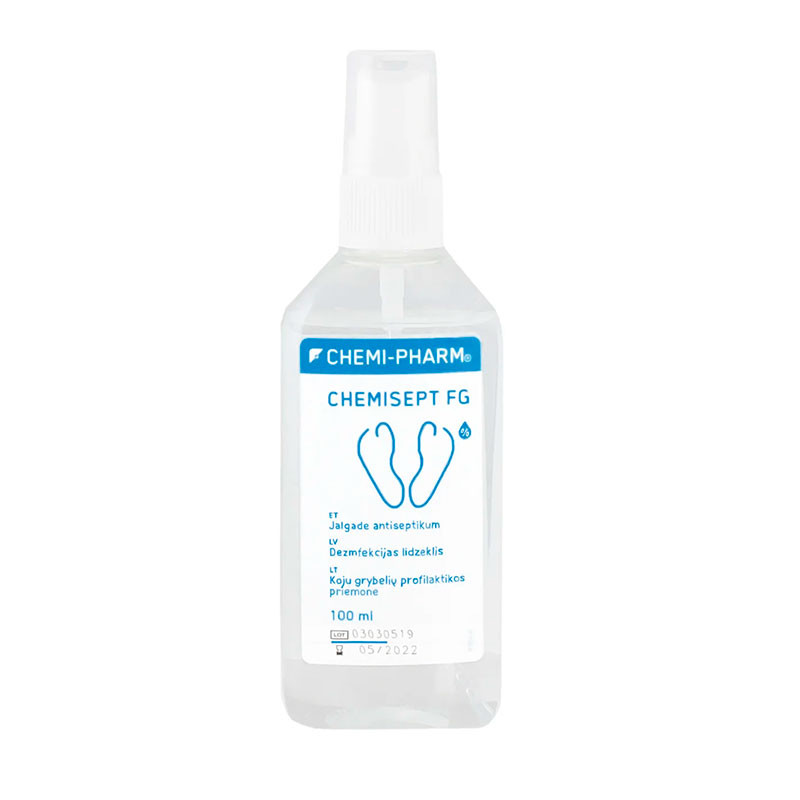 Средство для дезинфекции ног и обуви Chemisept FG Chemi-Pharm - 100 ml