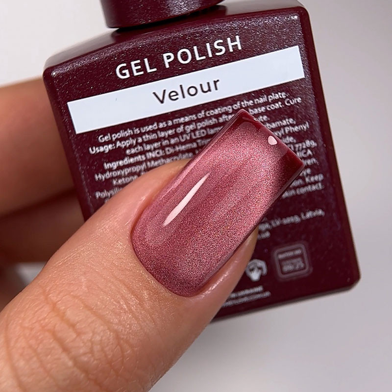 Cat's Eye Gel Polish «Velour» HEYLOVE, 15 ml