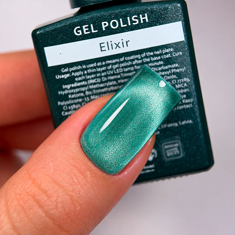 Cat's Eye Gel Polish «Elixir» HEYLOVE, 15 ml