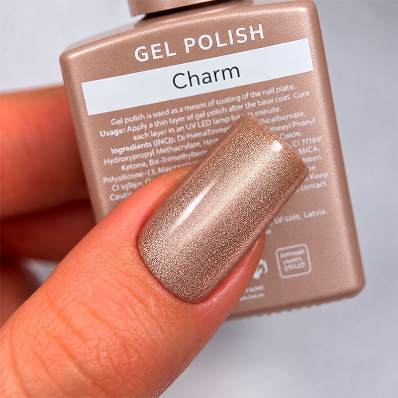 Cat's Eye Gel Polish «Charm» HEYLOVE, 15 ml