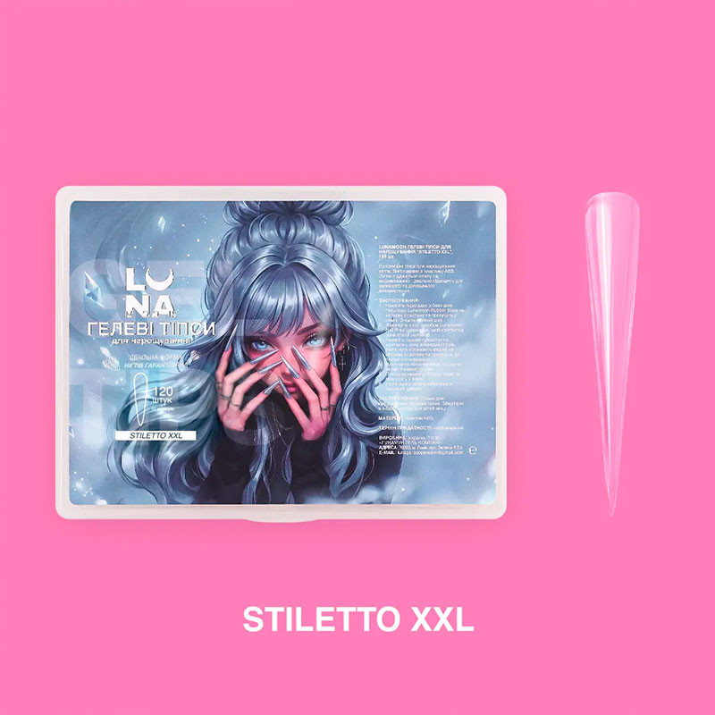 Geelitipit Stiletto XXL LUNAmoon - 120 kpl