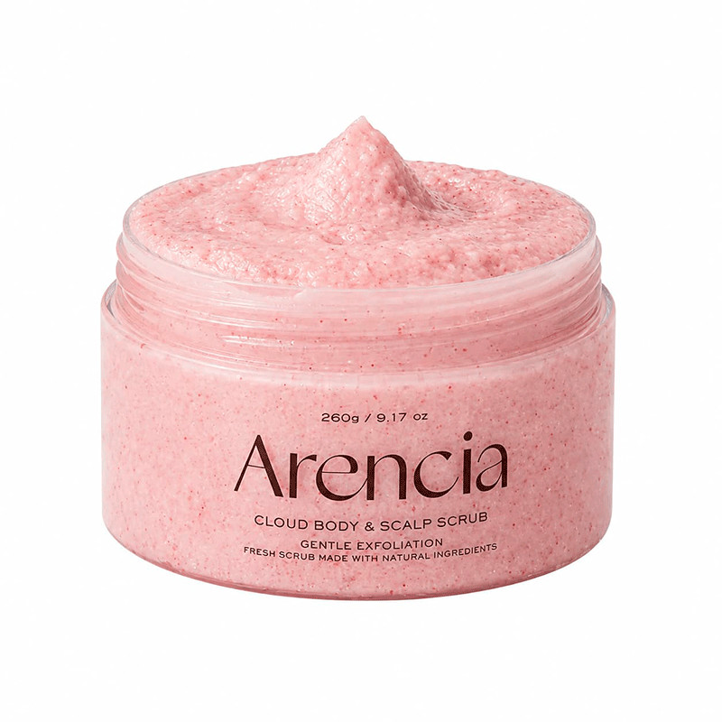 Body & Scalp Scrub Arencia Fresh Cloud, Lavender & Pear, 260 g
