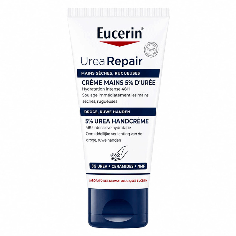 Крем для рук с 5% мочевины Eucerin UreaRepair, 75 мл
