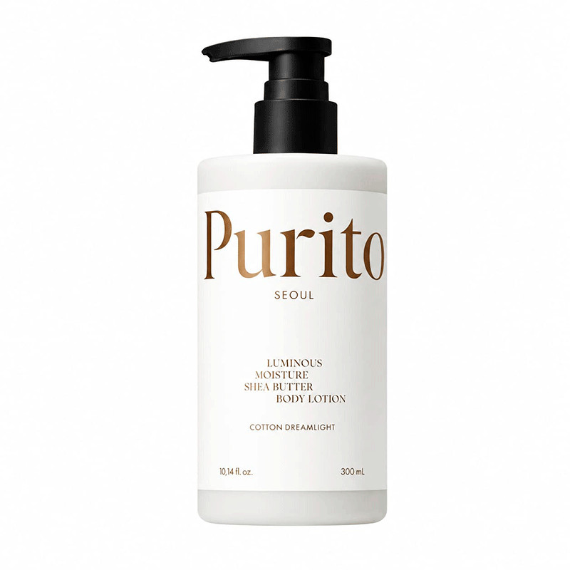 Moisturizing Shea Butter Body Lotion PURITO Luminous Moisture Cotton Dreamlight, 300 ml