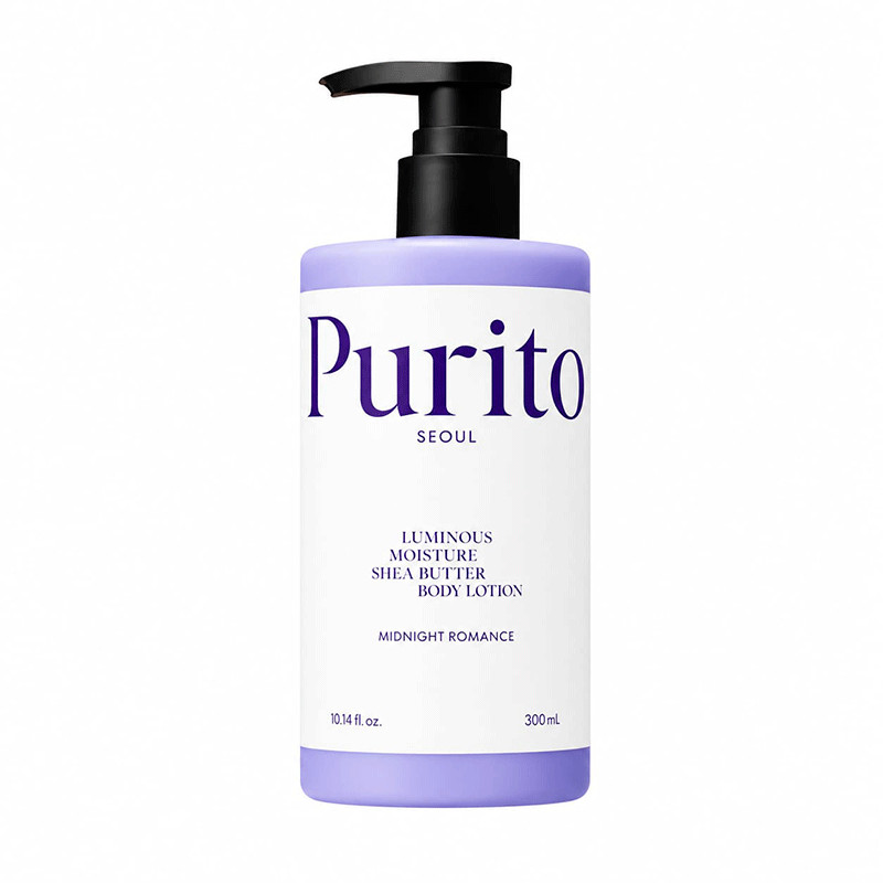 Moisturizing Shea Butter Body Lotion PURITO Luminous Moisture Midnight Romance, 300 ml