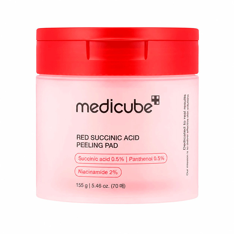 Exfoliating Pads with Succinic Acid Medicube Red Succinic Acid, 70 pads, 155 g