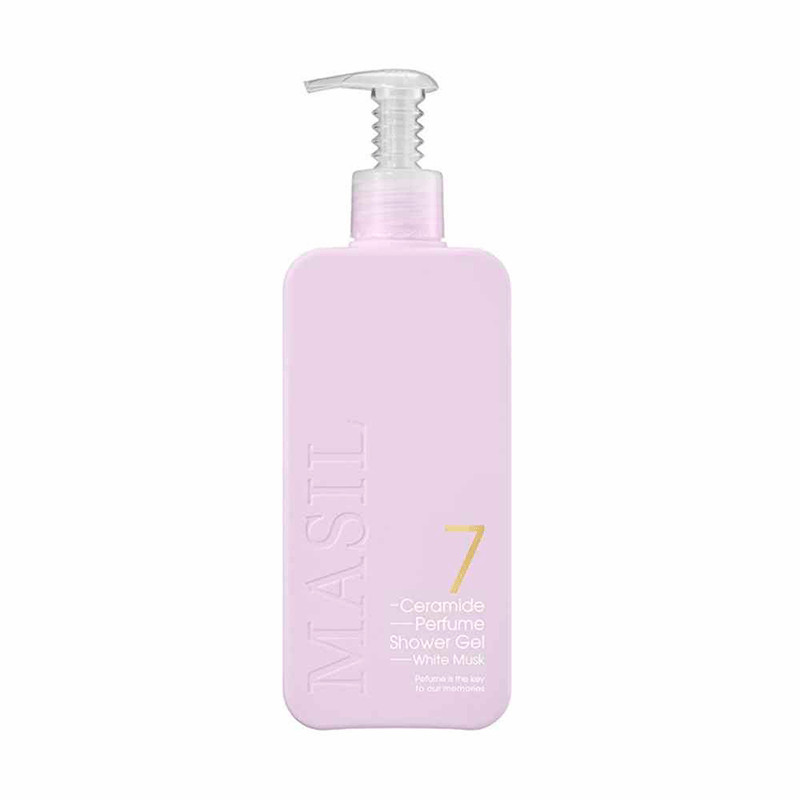 Hajustettu suihkugeeli keramideilla Masil 7 Ceramide White Musk, 300 ml
