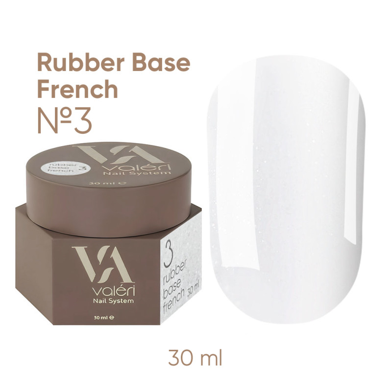 Rubber Base French Pro Valeri №03 - 30 ml