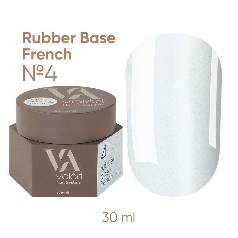 Rubber Base French Pro Valeri №04 - 30 ml