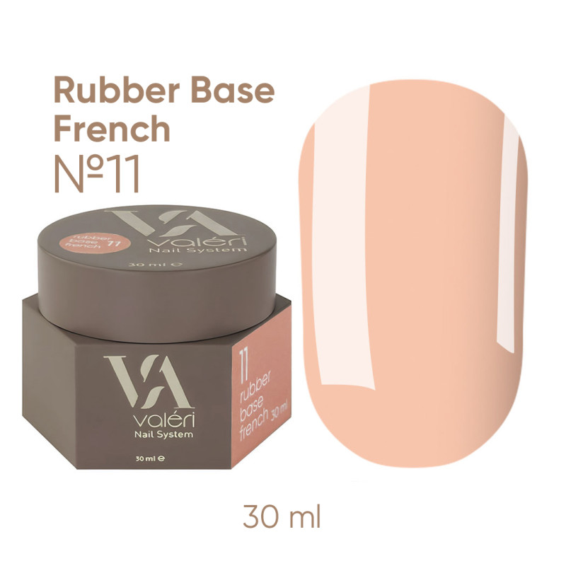 Rubber Base French Pro Valeri №11 - 30 ml