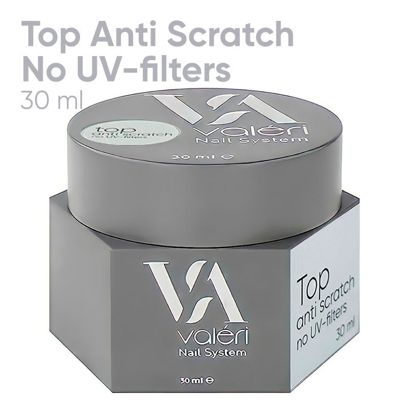 Pealislakk Anti Scratch No UV Valeri - 30 ml