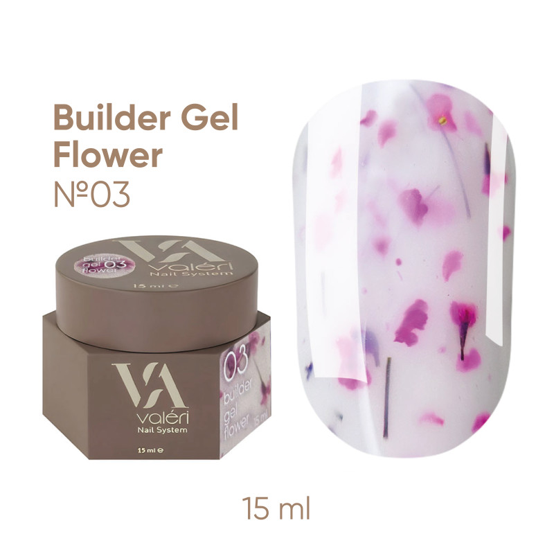 Rakennegeeli Flower Valeri №03 - 15 ml