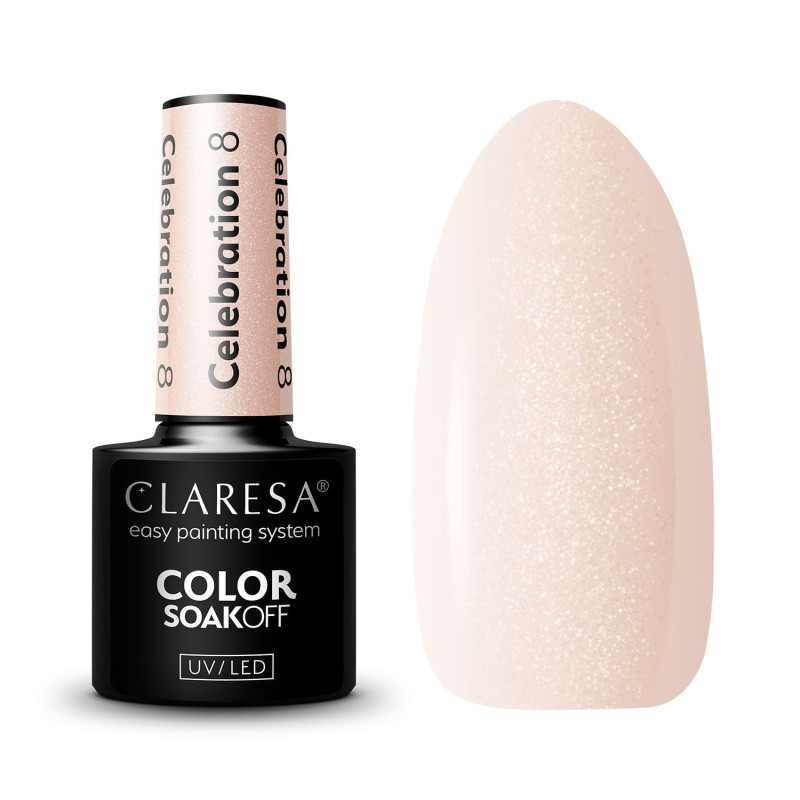 Gel Polish Celebration 8 Claresa, 5 g