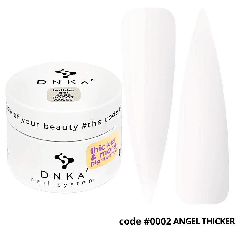 Nail Extension Gel Builder Gel DNKa No. 0002 Angel Thicker - 30 ml