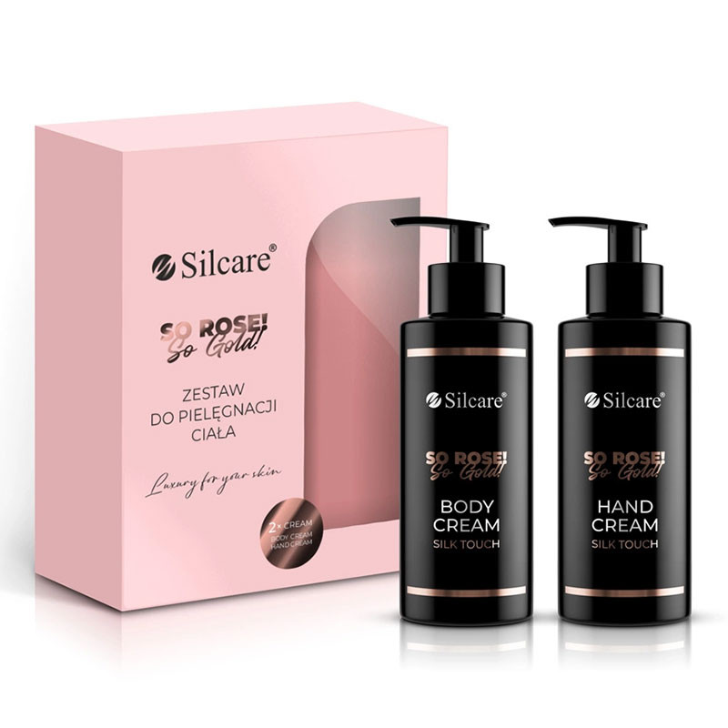 Набор для ухода за телом и руками So Rose! So Gold! Silcare - 250 мл + 240 мл