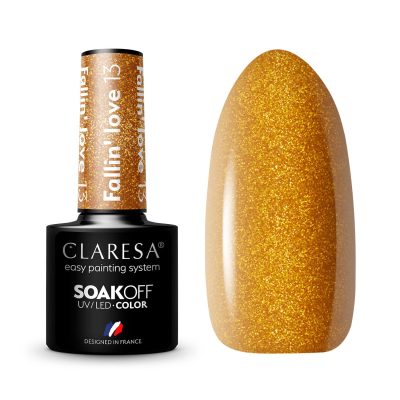 Color Gel polish - Claresa - FALLIN' LOVE № 13, 5 ml