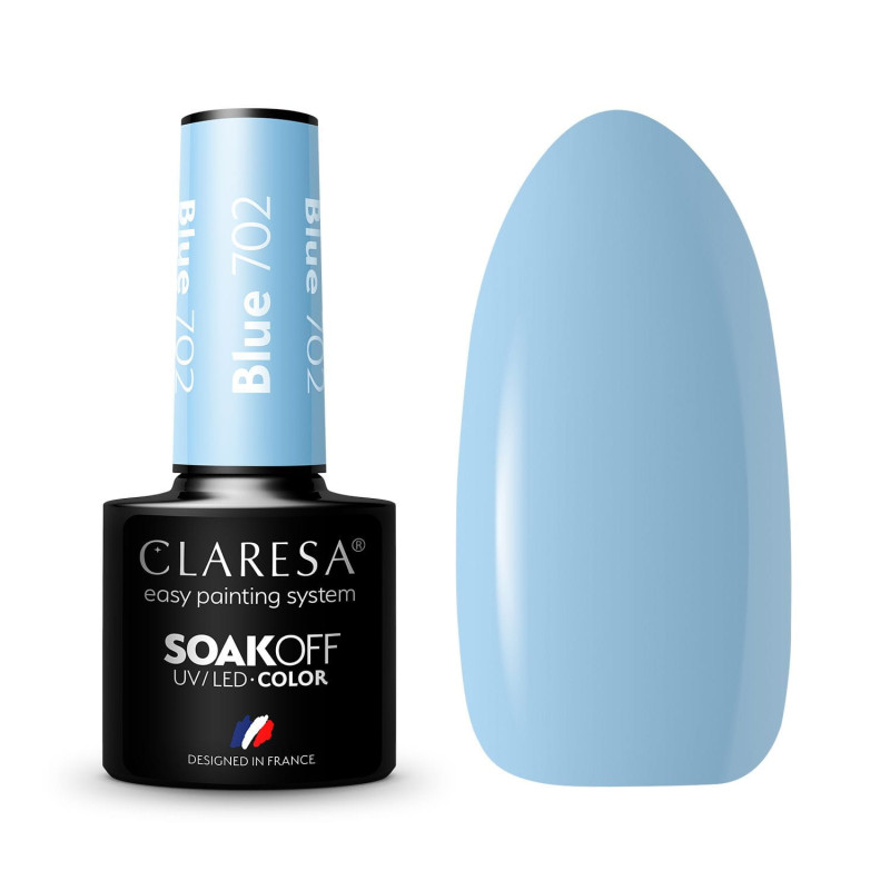 Гель-лак Blue 702 Claresa, 5 g